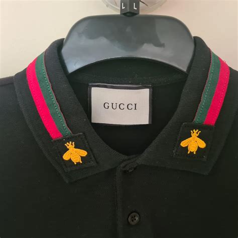 gucci bee polo shirt replica|GUCCI .